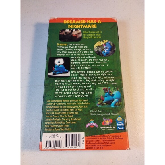 Noahs Park: Dreamer Has a Nightmare Video by Richard Hays (2000, VHS) - Picture 3 of 7